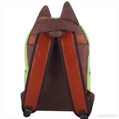 Cnvas Backpack,Coofit Sweet Cat Ear Girls Students Laptop Backpack School Bag Travel Rucksack for Student Travel Camping